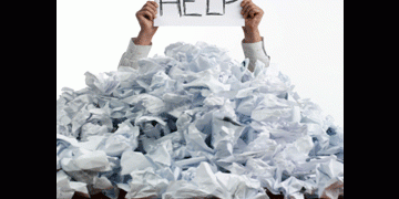 Pile of receipts help