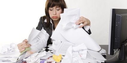 pile of receipts