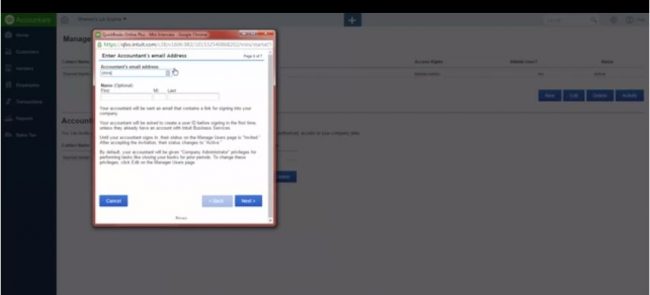 adding users to quickbooks onlone