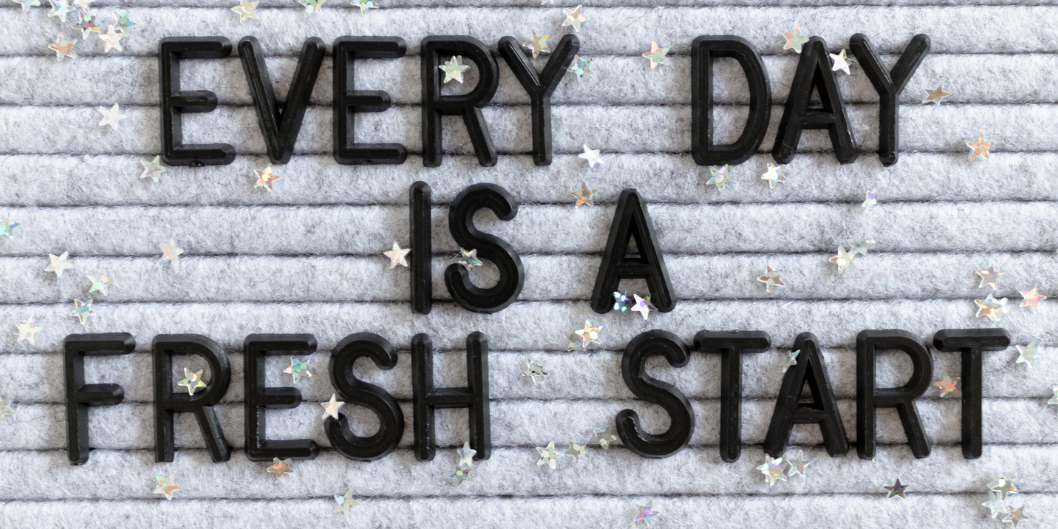New Year New Goals Post Image Everyday is a fresh start