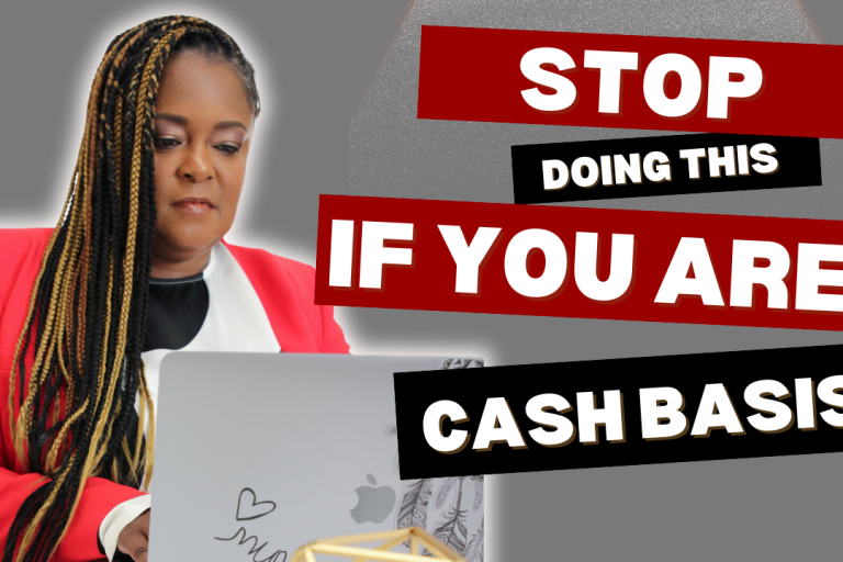 stop doing this if cash basis